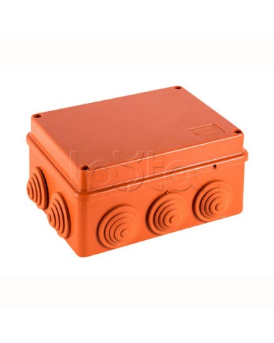 JBS150 Коробка огн. E110, о/п 150х110х70мм, без галогена, 10 вых., IP55, 5P, (0,15-2,5 мм2), цвет оранж. Экопласт (43099HF) в Сергиевом Посаде Коробки (ОКЛ) Экопласт Pintop.ru