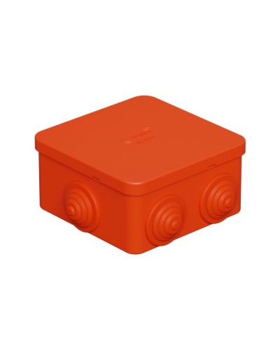 Коробка огн. E110, о/п 85х85х50мм,без галогена, 12 вых., IP55, 4P, оранж. Экопласт (43211HF) в Сергиевом Посаде Распределительные коробки Pintop.ru