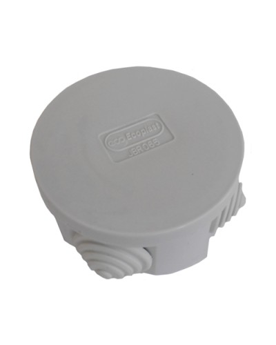 Коробка распределительная о/п с крышкой D65х35 мм, 4 вых. Экопласт 44004 в Сергиевом Посаде Распределительные коробки Pintop.ru