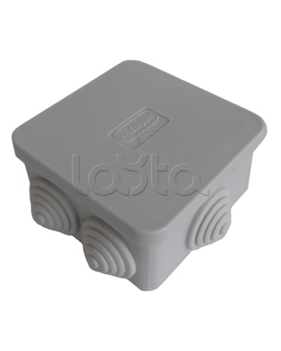 Коробка распределительная о/п 70х70х40, 6 вых Экопласт 44056 в Сергиевом Посаде Распределительные коробки Pintop.ru