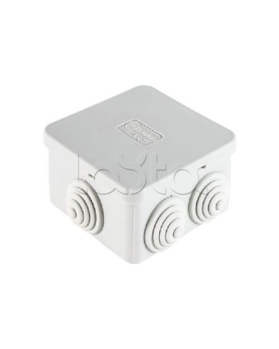 Коробка распределительная о/п 70х70х40, 6 вых, без галогена Экопласт 44056HF в Сергиевом Посаде Распределительные коробки Pintop.ru