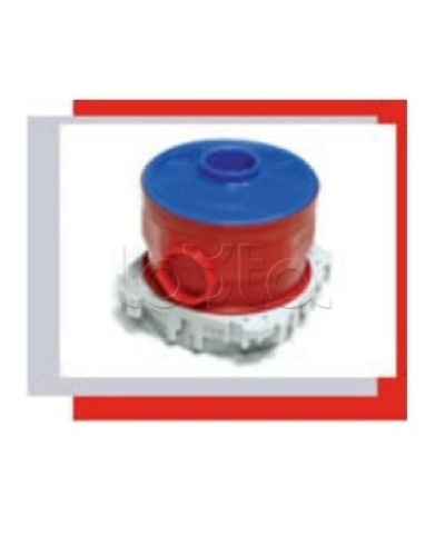 Крышка фланцевая для коробки под заливку в бетон (синий) Экопласт 44602 в Сергиевом Посаде Аксессуары для кабель-канала Pintop.ru