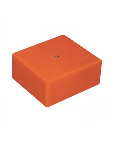 MB75 Коробка огн. E-110,о/п 75х75х40, с гладкими стенками,без галогена, заземление, IP41, 8P, (1,5-2,5 мм2), цвет оранж в Сергиевом Посаде Распределительные коробки Pintop.ru