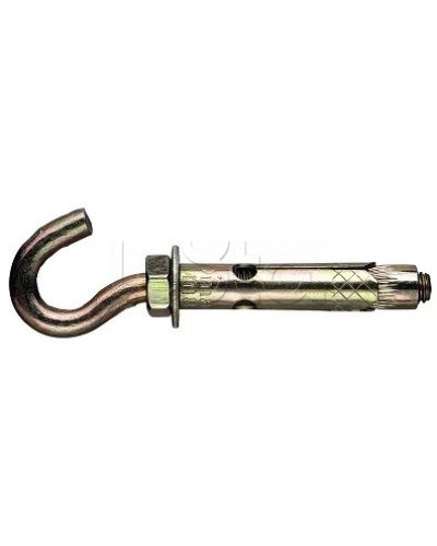 Анкерболт с крюком М10 12х100, (1уп=25шт) Экопласт (47585) в Сергиевом Посаде Крепеж Pintop.ru