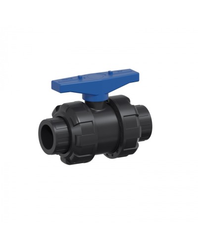 Кран шаровый d25 (уплотнение TPV, остальное EPDM) с муфтовым окончанием Экопласт (49447) в Сергиевом Посаде Аксессуары для кабель-канала Pintop.ru