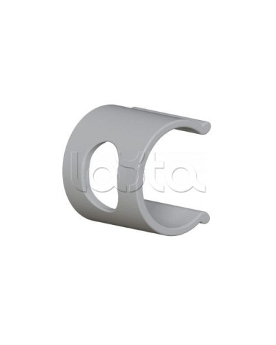 Клипса для крепления наклеек с калиброванными отверстиями D25 (50шт.), цвет серый Экопласт (49626-50GR) в Сергиевом Посаде Держатели, клипсы, скобы Pintop.ru