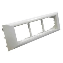 Суппорт для 3 розеток 45х45 или 6 модулей 22.5х45 для кабель-канала серии ARC-LAN Экопласт 573916