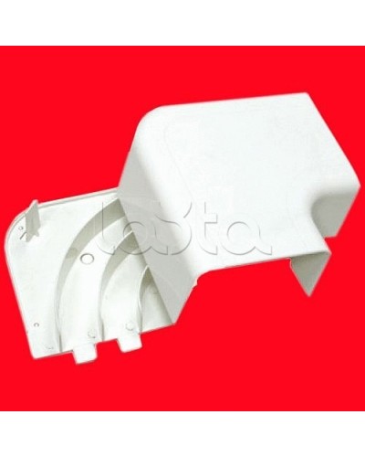 Угол плоский 100х40 с задней стенкой и разделителем для кабель-канала серии ARC-LAN, огнестойкость E15-E110 Экопласт 576314-E110 в Сергиевом Посаде Аксессуары для кабель-канала Pintop.ru