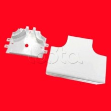 Угол Т-образный 100х40 с задней стенкой и разделителями для кабель-канала серии ARC-LAN, огнестойкость E15-E110 Экопласт 576414-E110