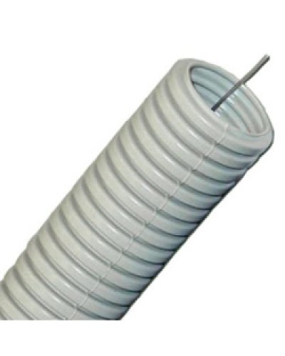 Труба гофрированная HFLS легкая диам 50 мм, с зондом, без галогена, низкое дымовыделение Экопласт 60150HFLS в Сергиевом Посаде Труба (ОКЛ) Экопласт Pintop.ru