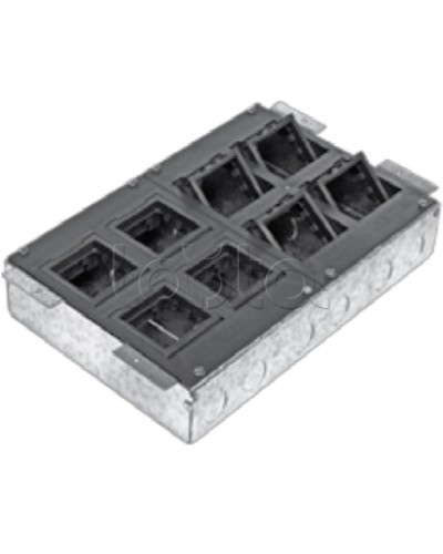 Люк в пол на 8 модулей с суппортом и коробкой Экопласт 70083 в Сергиевом Посаде Системы лючков и колонн Pintop.ru