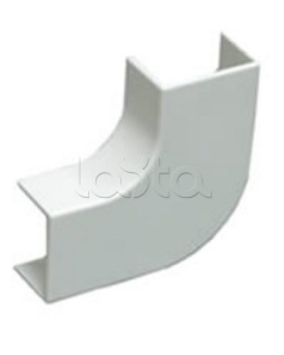 Угол плоский плавный стандарт TIA 25x16 мм Экопласт 72305R в Сергиевом Посаде Аксессуары для кабель-канала Pintop.ru