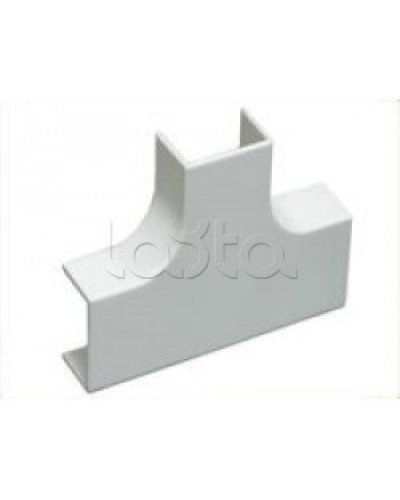 Угол Т-образный плавный стандарт TIA 20x10 мм Экопласт 72401R в Сергиевом Посаде Аксессуары для кабель-канала Pintop.ru