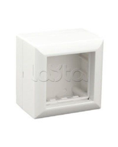 Коробка для открытой проводки на 1 пост 45х45 мм Экопласт 72914 в Сергиевом Посаде Распределительные коробки Pintop.ru