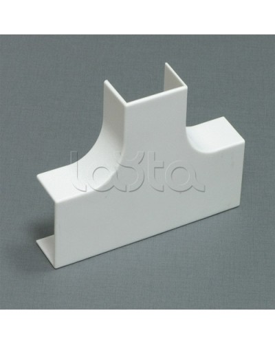 Тройник плавный стандарт TIA 60х40 мм Экопласт 76415R в Сергиевом Посаде Аксессуары для кабель-канала Pintop.ru