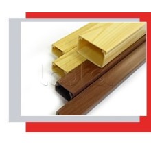 Миниканал 25x25 серия MEX с текстурой дерева (сосна) Экопласт 77015Р-2