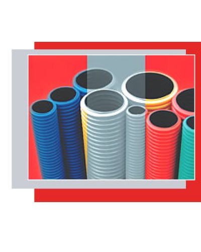 Труба для прокладки кабеля под землей D54мм (внешн.) Экопласт 80040 в Сергиевом Посаде Труба гофрированная Pintop.ru