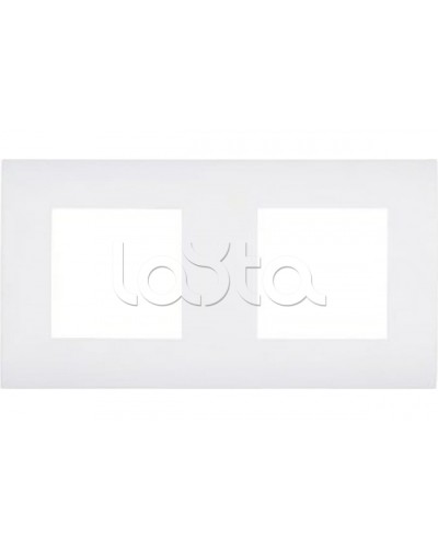 Накладка розетки телефонной или компьютерной 22,5х45 мм под рамку LK45 Экопласт (854204) в Сергиевом Посаде Аксессуары для кабель-канала Pintop.ru