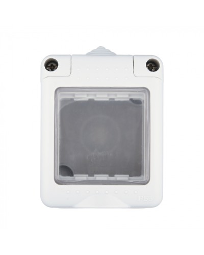 Коробка для о/п, герметичная с прозрачной, силиконовой панелью, 45х45мм IP55 (серый) LK45 (855003) в Сергиевом Посаде Распределительные коробки Pintop.ru