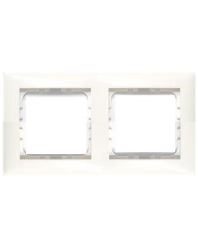 Рамка 2-постовая LK60 Экопласт (белый) (864204) в Сергиевом Посаде Аксессуары для лотков Pintop.ru