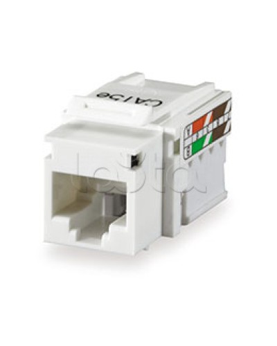 RJ-45 Модуль инф.розетки 110/Krone 5e кат.,бел. CL-0006 Экопласт (87545) в Сергиевом Посаде Кроссовое оборудование тип Krone Pintop.ru