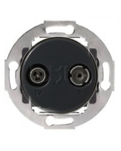 Механизм розетки TV+FM оконечный Vintage Экопласт 885200-1 в Сергиевом Посаде Розетки компьютерные и телефонные Pintop.ru