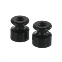 Фиксатор кабеля (изолятор)для внешней проводки кабеля (черный) LK Vintage (5шт) (888308-5)