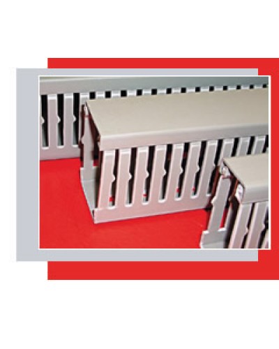 Короб перфорированный 120х80 мм (серый) Экопласт СР-Е324 в Сергиевом Посаде Кабель-канал Pintop.ru