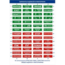 Оповещатель табло световое со встроенной звуковой сиреной Электротехника и Автоматика ЛЮКС-220 К "Газ! Не входить!"