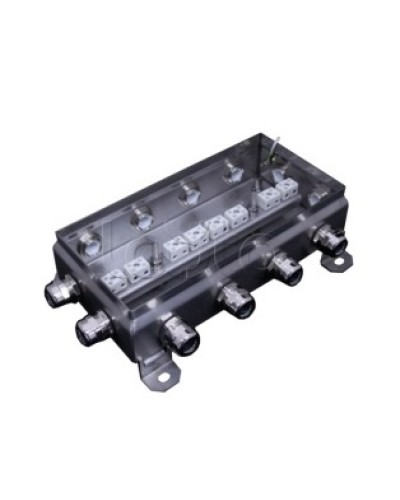 Коробка монтажная огнестойкая Гефест КМ-О (16к*6,0)-IP66 1224нерж, 12 вводов 123х240х60 в Сергиевом Посаде Распределительные коробки Pintop.ru