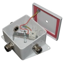 Коробка монтажная огнестойкая Гефест КМ-О (4к*10,0)-IP66-100х100, три ввода