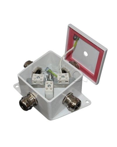 Коробка монтажная огнестойкая Гефест КМ-О (4к*10,0)-IP66, четыре ввода 80х80х68 Гефест в Сергиевом Посаде Распределительные коробки Pintop.ru