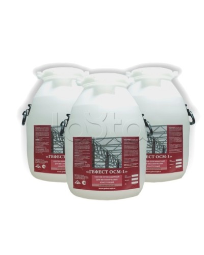 Cостав огнезащитный для металлических конструкций Гефест ОСМ-1 в Сергиевом Посаде Огнезащитные краски Pintop.ru