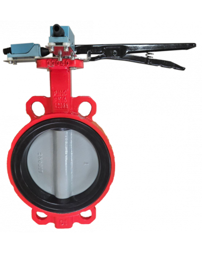 Затвор дисковый межфланцевый Зт150/1.6-УФ.УХЛ4-Аква-Гефест с рукояткой в Сергиевом Посаде Затворы дисковые Pintop.ru