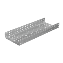 Лоток перфорированный 80х300х1,2 L4000 мм "Быстрый монтаж ПЛЮС" HD85 КМ-профиль (LPplus80-300-1.2-4000 HD85)