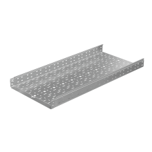 Лоток перфорированный 80х500х1,2 L2000 мм "Быстрый монтаж ПЛЮС" HD85 КМ-профиль (LPplus80-500-1.2-2000 HD85)