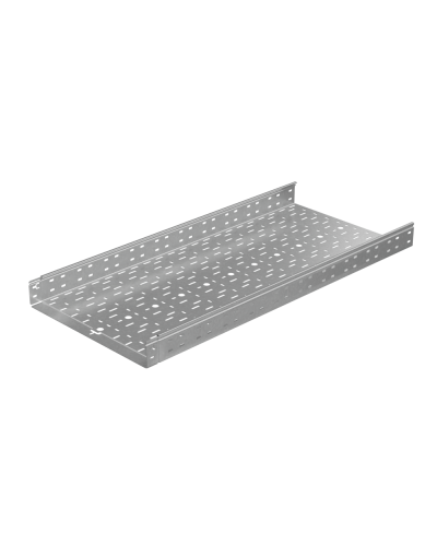 Лоток перфорированный 80х500х1,2 L3000 мм Быстрый монтаж ПЛЮС HD85 КМ-профиль (LPplus80-500-1.2-3000 HD85) в Сергиевом Посаде Кабельные лотки Pintop.ru