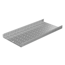 Лоток перфорированный 80х600х1,2 L2500 мм "Быстрый монтаж ПЛЮС" HD КМ-Профиль (LPplus80-600-1.2-2500 HD)
