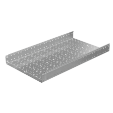 Лоток перфорированный 100х600х1,0 L4000 мм "Быстрый монтаж ПЛЮС" HD85 КМ-профиль (LPplus100-600-1.0-4000 HD85)