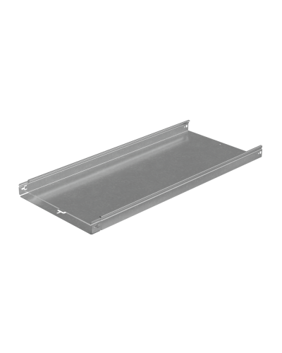 Лоток неперфорированный 50х400х0,8 L2500 мм Быстрый монтаж ПЛЮС INOX304 КМ-Профиль (LNplus50-400-0.8-2500 INOX304) в Сергиевом Посаде Кабельные лотки Pintop.ru