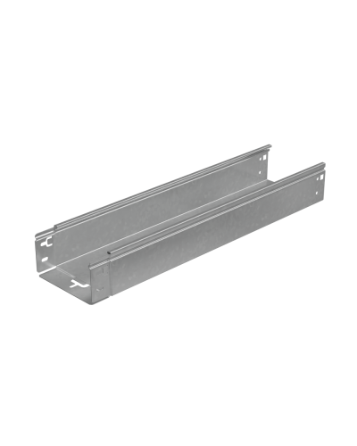 Лоток неперфорированный 80х150х0,8 L2000 мм Быстрый монтаж ПЛЮС INOX304 КМ-Профиль (LNplus80-150-0.8-2000 INOX304) в Сергиевом Посаде Кабельные лотки Pintop.ru