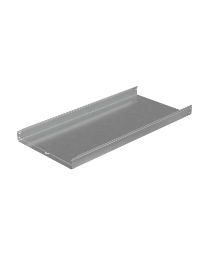 Лоток неперфорированный 80х600х1,5 L6000 мм Быстрый монтаж ПЛЮС HD85 КМ-профиль (LNplus80-600-1.5-6000 HD85) в Сергиевом Посаде Кабельные лотки Pintop.ru