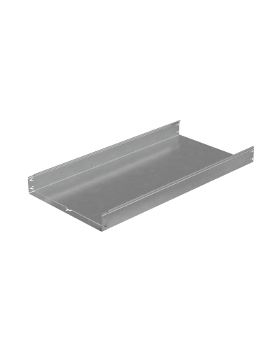 Лоток неперфорированный 100х600х1,5 L4000 мм Быстрый монтаж ПЛЮС КМ-профиль (LNplus100-600-1.5-4000) в Сергиевом Посаде Кабельные лотки Pintop.ru