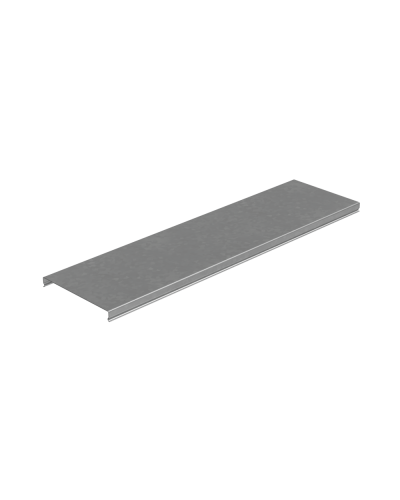 Крышка лотка 150х1,0 L2500 мм ПЛЮС INOX304 КМ-Профиль (KLplus150-1.0-2500 INOX304) в Сергиевом Посаде Аксессуары для лотков Pintop.ru