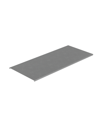 Крышка лотка 500х1,0 L2500 мм ПЛЮС INOX304 КМ-Профиль (KLplus500-1.0-2500 INOX304) в Сергиевом Посаде Аксессуары для лотков Pintop.ru