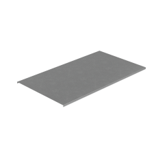 Крышка лотка 600х1,0 L2500 мм "ПЛЮС" INOX304 КМ-Профиль (KLplus600-1.0-2500 INOX304)