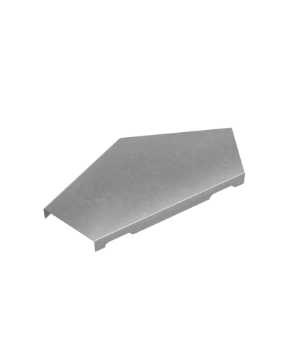 Крышка горизонтального угла 45 гр. 50 мм ПЛЮС КМ-профиль (KGLplus45-50) в Сергиевом Посаде Аксессуары для лотков Pintop.ru