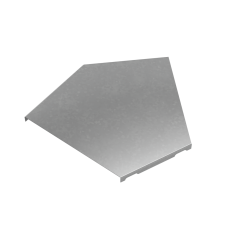 Крышка горизонтального угла 45 гр. 200 мм "ПЛЮС" INOX304 КМ-Профиль (KGLplus45-200 INOX304)