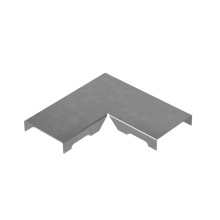 Крышка угла горизонтального 90 гр. прямого 50 мм "ПЛЮС" HD КМ-профиль (KPGLplus90-50 HD)