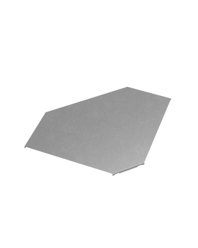 Крышка горизонтального угла 90 гр. 400 мм ПЛЮС INOX304 КМ-Профиль (KGLplus90-400 INOX304) в Сергиевом Посаде Аксессуары для лотков Pintop.ru